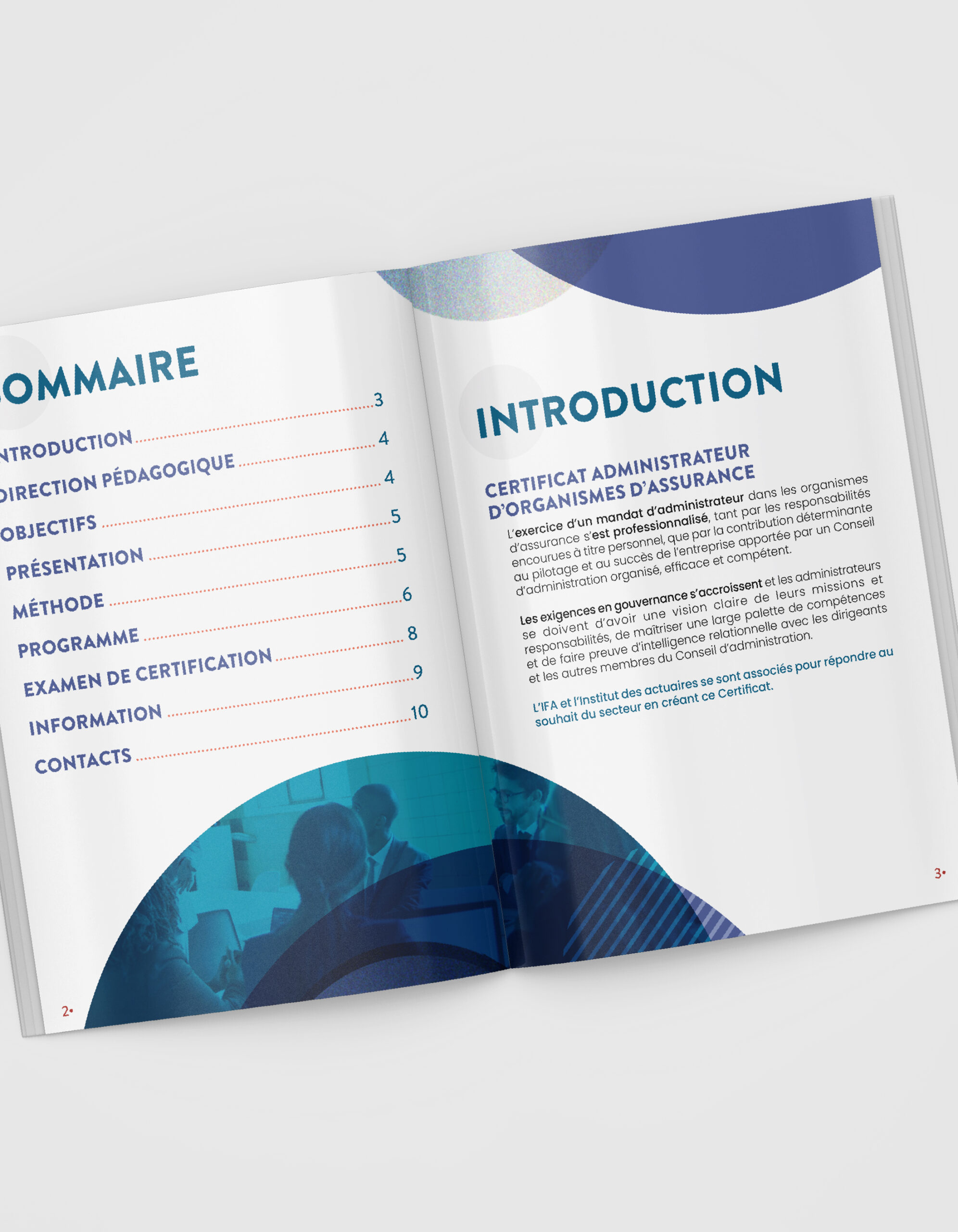 Brochure 12 pages pour un organisme de formation