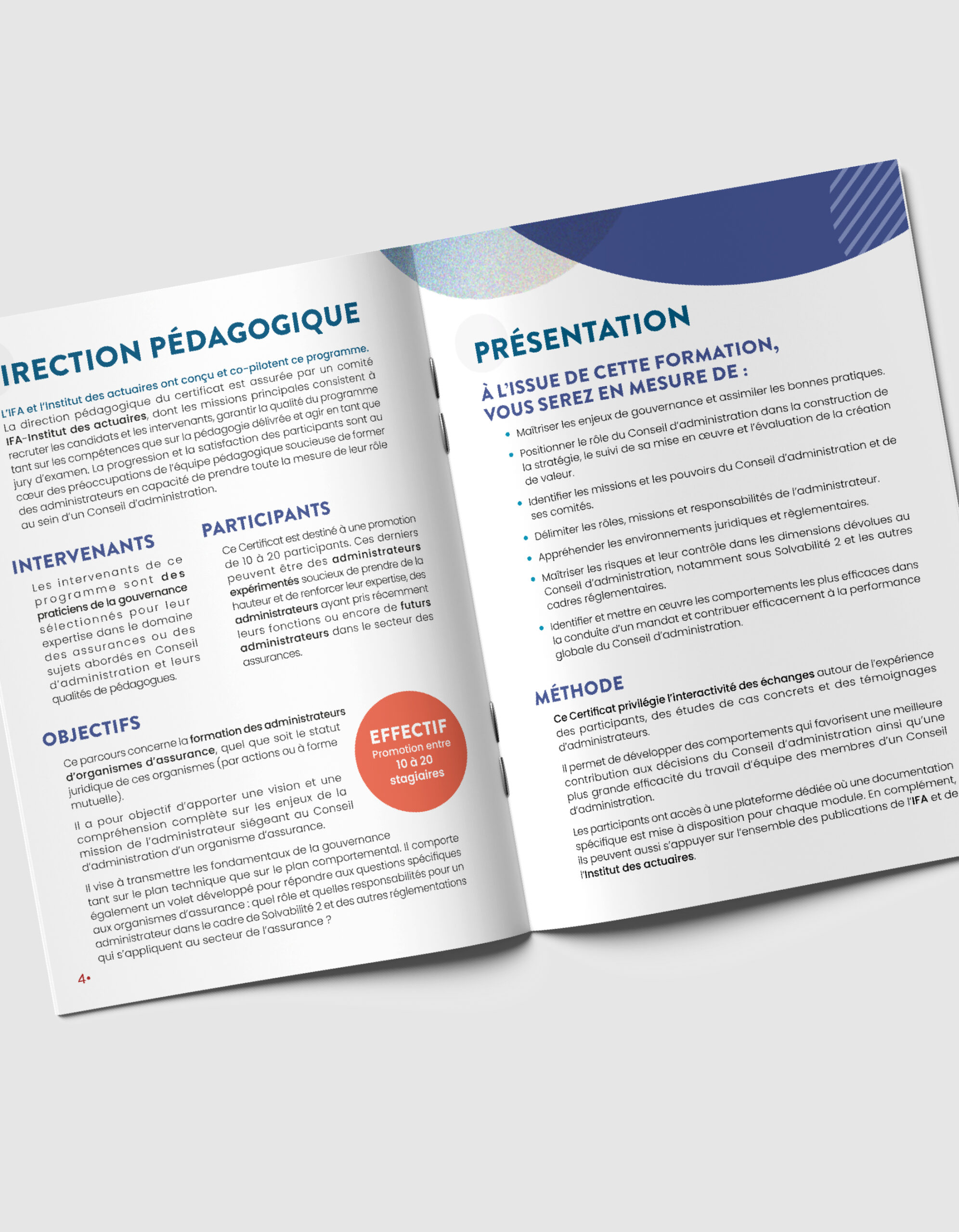 Brochure 12 pages pour un organisme de formation
