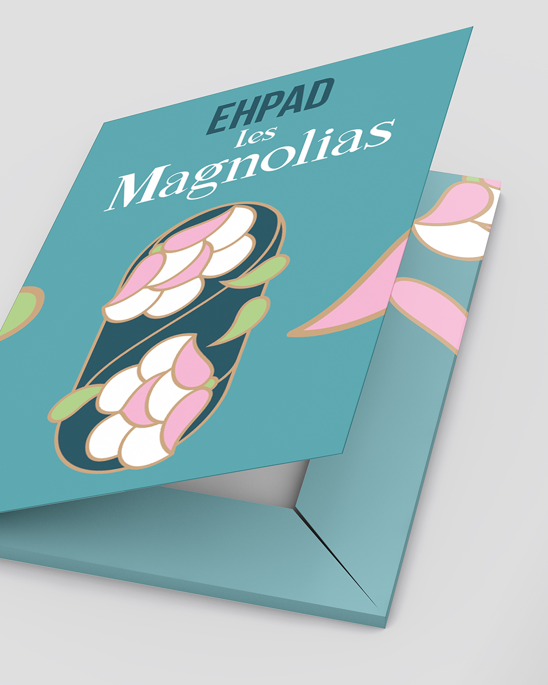 Pochette à rabat pour l'EHPAD Les Magnolias Soorts-Hossegor