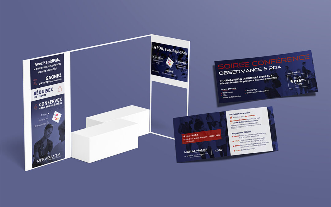 Supports de communication événementielle pour MEKAPHARM