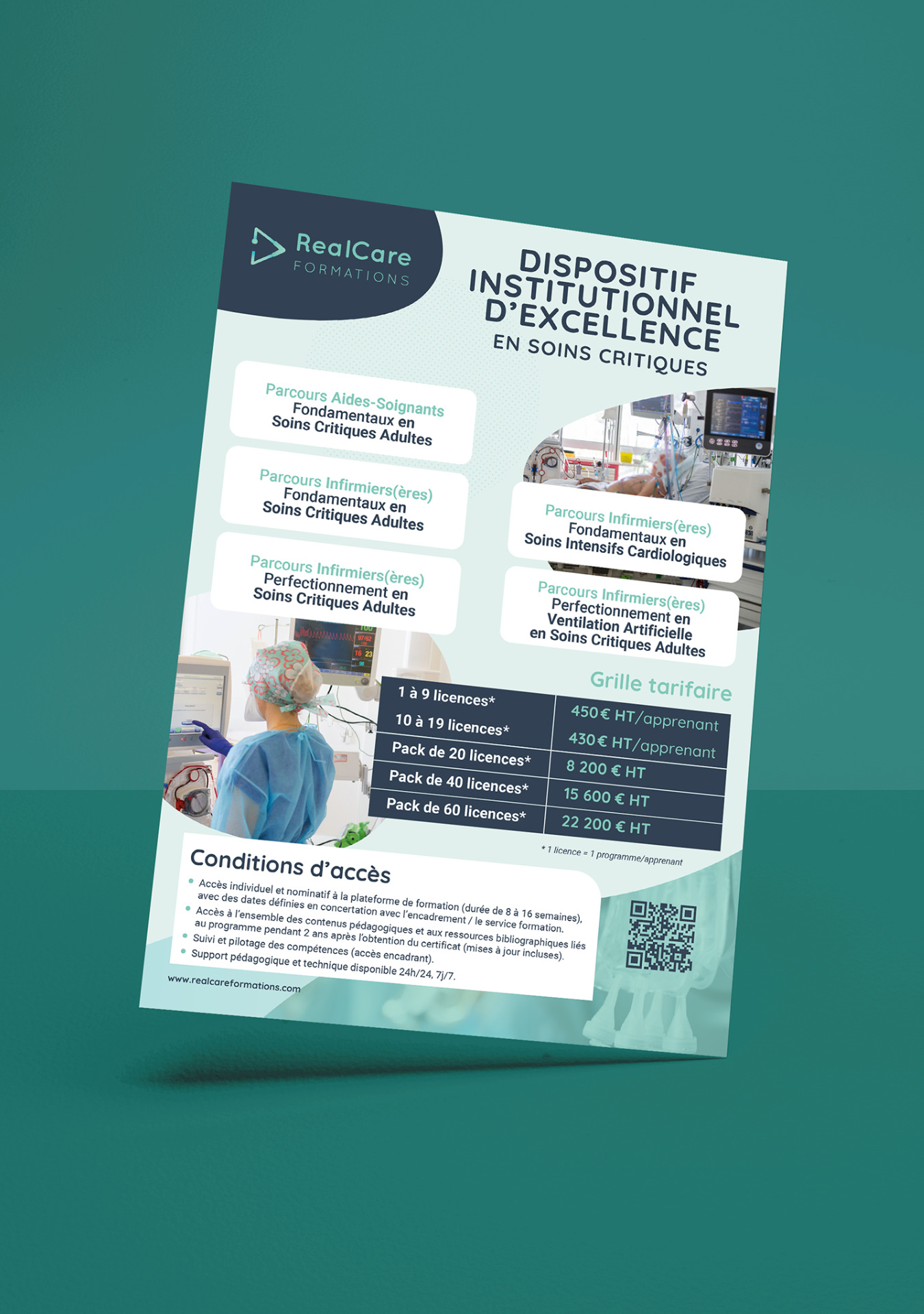 RCF-plaquettetarifaire2 RealCare FORMATIONS plaquettes tarifaires