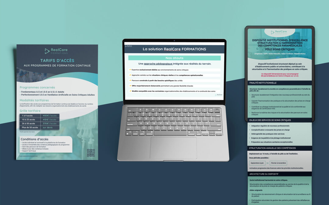 Supports de communication et d’information RealCare FORMATIONS